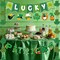 St. Patrick’s Party Supplies: Pre-Assembled St. Patrick’s Day Banner & Hanging Decorations – Shamrocks, Lucky Banners & Party Accessories for Office, Home, Classroom